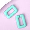Fivela de Corrente para Celular de Borracha Acrílica Personalizada 20*30mm Anel de Abertura Plástico Acessórios Acessórios para Joias DIY