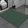 Alfombrilla de Barro Diatomeas para Baño Inodoro Alfombrilla Absorbente de Agua Color Sólido Degradado Resistente a la Suciedad Puerta de Inodoro Alfombrilla Antideslizante Alfombrilla de Secado Rápido para Pies