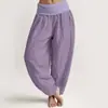 Pantalones Casuales Versátiles de Moda Estilo Nuevo 3D Estampado Digital Europeo y Americano Transfronterizo Pantalones Tailandeses para Mujer de Algodón Puro Estampado Directo Pantalones Largos de Primavera y Verano