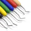 Kit de Reparo Estético com Resina Dental Ferramentas Estéticas Faca para Resina Acabador 7 Peças