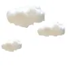 Adornos de Nube de Algodón de Colores, Decoraciones Colgantes de Nube Blanca Simulada para Guarderías, Centros Comerciales, Escuelas y Escaparates de Tiendas