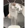 Forro polar Grosor Adelgazante Estudiantes de Secundaria Sudadera con Capucha Estampada Fresca Cuello Redondo Sudadera Mujer Graffiti Manga Larga Delgada Fresca