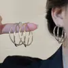 Pendientes de Aro Estilo Dulce y Fresco Chica Picante 2025 Nuevos Pendientes Redondos Simples Personalidad Accesorios de Aro de Celebridad de Internet
