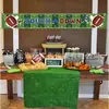 Nuevo telón de fondo Super Bowl transfronterizo TOUCH DOWN escena interior suministros para fiestas bandera colgante del juego Super Bowl