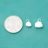 Plata Esterlina S925 Colgante Brillante Sólido de Gato Kitty Seiko Colgante de Hello Kitty Accesorios para Pulsera Collar Infantil DIY