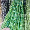 Cuentas de cristal para pastel redondas de 4 mm, obleas, doble vidrio plano, accesorios para joyería hechos a mano, aretes, collar, pasador, diadema DIY