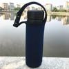 Venda Direta da Fábrica Cor Sólida Reta Elástica Tampa de Caneca Térmica Pode Ser Carregada nas Costas com Material de Mergulho Tampa de Caneca Isolamento e Anti-Queda Atacado