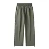 Pantalones de Asalto para Hombre para Exteriores de Primavera y Otoño, Holgados de Pierna Ancha, Casuales, para Jóvenes, de Secado Rápido, Transpirables, Deportivos