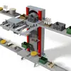 Brazo de Horquilla Elevación Logística Almacenamiento Ascensor de Carga Eléctrico Paleta Transporte Vertical Circulación Recíproca Continua Elevador