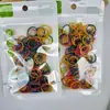 S76 bolsa cor elástico elástico descartável elástico infantil elástico colorido loja de 1 real suprimento 2 reais