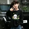 Camiseta de Manga Larga Moderna, Guapa y Elegante para Niños 2026 Primavera/Otoño Bebé Infantil Algodón Puro Estampado de Dibujos Animados Camiseta Base T