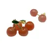 Ágata Escarlata Fruta de Cereza Pequeña Joyería Exquisita Colgante Pequeño Accesorios de Cuerda Trenzada DIY Fábrica Venta al por Mayor Cianita