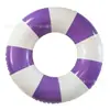 Anillo de Natación de Frutas de PVC Más Vendido Transfronterizo Anillo de Natación de Rosquilla Anillo de Natación Inflable de Color Sólido Anillo de Natación con Lentejuelas