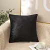 Regalos Empresariales y Souvenirs al por Mayor Funda de Almohada de Terciopelo de Hielo de Alta Densidad Funda de Almohada de Color Sólido Cojín de Mesita de Noche