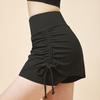 Nova Saia de Yoga Sexy com Pregas, Saia de Tênis que Cobre os Quadris, Emagrecedora, Anti-Exposição, Shorts de Corrida Esportiva Yoga para Mulheres