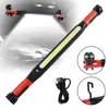 Luz de Trabajo Recargable Cob para Reparación de Automóviles Transfronteriza, Mantenimiento de Automóviles, Súper Brillante, Adsorción Magnética, Múltiples Fuentes de Luz con Gancho