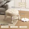 Banqueta pequena com roda universal banqueta redonda móvel para casa artefato para levar crianças sala de estar infantil mesa de centro rodízios de placa de rejunte banqueta baixa