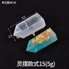 Moldes de Resina de Cristal DIY Varios Moldes para Colgantes Péndulo Adornos para Joyería Adornos Colgantes Moldes Decorativos de Silicona