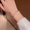 ¡Sensación de ambiente fresco! Pulsera de cuentas de ópalo con flecos, diseño de nicho, accesorios de estilo frío, pulsera de novia