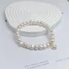 Pulsera Nueva de Perlas de Agua Dulce Natural 2025 para Mujer, Cordón Elástico, Pulsera de Perlas Xiaomi, Ligera y que No se Desvanece, Accesorios de Mano de Lujo de Nicho