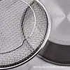 6 Especificaciones Suministros de Cocina Soporte Triangular Acero Inoxidable 201 Bandeja para Filtro de Aceite Malla para Filtro de Aceite con Asa de Doble Oreja Rejilla para Cocinar al Vapor