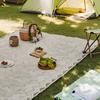 Tapete de piquenique transfronteiriço, tapete de gramado externo, equipamento de acampamento oco com renda, tapete de mesa para rolinhos de ovo, tapete de acampamento para barraca