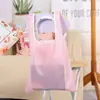 Sacola de compras dobrável, pode ser impressa com logotipo, bolsa tote impermeável, bolsa ecológica, bolsa de brinde publicitário, venda direta do fabricante