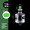 Cubo Dispensador de Agua Blanco Transparente Removible y Lavable Plástico de Grado Alimenticio Cubo de Agua Mineral Pura Almacenamiento de Agua Cubo Vacío Té Kung Fu