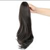 Peluca para Mujer de Cabello Largo Cola de Caballo Celebridad Cibernética Pinza de Agarre Cola de Caballo Alta Cabello Artificial Rizado Corto Natural Trenza de Cola de Caballo