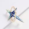 Anillo del universo serie Cielo Estrellado estilo coreano broche de estrella ropa linda moda creativa suéter abrigo lindo lindo accesorios de ropa