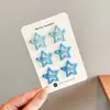 Pinzas para el pelo de estrella de cinco puntas de colores dulces para niñas, Pasadores para el pelo para niñas, Pinzas para el pelo para la parte trasera de la cabeza, Accesorios para el pelo