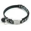 Collar para perro y gato con estampado de garra de perro de dibujos animados de 1 cm, accesorios de etiqueta de perro, tarjeta de identificación colgante, perros y gatos pequeños y medianos, artículos de tarjeta anti-pérdida