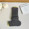 Calcetines de punto con pies para mujer Subcultura Y2K Otoño e Invierno Calcetines Gruesos de Felpa para Mujer Calcetines Largos hasta la Pantorrilla Jk Protectores Cálidos para las Piernas