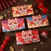 Bolsa Roja de Sobre del Año del Caballo 2026 Año Nuevo Festival de Primavera Estilo Bordado Despertar del León Paquete de Dinero de la Suerte de Mil Yuanes Al por Mayor