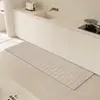 Tapetes de Piso para Cozinha de Lama Diatomácea Simples, Leves, Luxuosos e de Alta Qualidade, Tapetes Longos Modernos para Piso de Cozinha com Absorção de Água e Óleo com Etiquetagem e Entrega