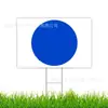 Novos produtos Amazon mar azul Placa de quintal em branco para DIY Placa de quintal Placa de quintal de jardim externa
