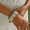 Pulseiras de Cristal com Contas da Moda Europeia e Americana para Mulheres, Joias de Mão Exclusivas de Nicho, Conjuntos Versáteis de Joias de Mão de Alta Qualidade Atacado