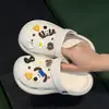 Pantuflas Perforadas de Verano para Niños Sandalias de Dibujos Animados para Exteriores Niños Niñas Interior Hogar Anti-Olor Zapatos Perforados para Bebé
