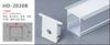 Kit de Alumínio para Carcaça de Fita de LED de Luz Dura Iluminação Linear Sulco em U 2cm de Largura Fita de LED Oculta Holofote Externo