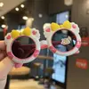 Óculos de Sol Polarizados Desenho Animado para Crianças Silicone Macio Laço de Princesa Coração Coelho Óculos de Sol Infantil Fofo