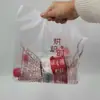 Sacos Publicitários Personalizados de Quatro Dedos com Boca Plana para Embalagens, Cosméticos, Presentes, Roupas, Sacolas de Compras de Plástico, Impressão