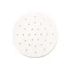 Papel para vaporizador para uso doméstico, forros descartáveis para cozinhar pães no vapor, prático e portátil para assar e cozinhar pães no vapor