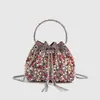 Bolso de Mano de Lujo Ligero Estilo Nuevo para Mujer, Bolso Cubo, Bolso Cruzado de Cadena de Alta Gama Versátil, Bolso de Noche para Mujer