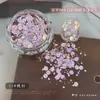 Decoraciones para Uñas con Brillo Ojo de Gato Populares Transfronterizas, Pegatinas de Uñas con Brillo Iridescente de Colores, Materiales DIY, Accesorios para Uñas Portátiles