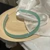 Faixa de cabeça básica de acrílico cor de gelatina, adorno de cabeça, para meninas, colorida, para lavar o rosto, faixa de cabelo de pressão versátil, acessórios de cabelo