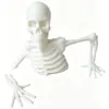 Decoración de Halloween: Adorno de escritorio de esqueleto simulado de medio cuerpo, adorno de decoración de jardín de esqueleto gateando de medio cuerpo