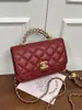 Bolso Acolchado Transfronterizo 2026 Nuevo Estilo Cadena de Moda Inspirado en Chanel Bolso de Hombro Caviar Bolso Cruzado Bolso de Mujer