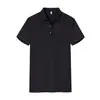 20 Camisetas de Nailon, Camisas Culturales tipo Waffle, Polos sin Costuras de Manga Corta, Tops de Negocios Estampados de Color Sólido con Solapas a Cuadros