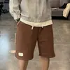 Pantalones cortos hombre shorts americanos hombre verano finos pantalones de medio uso casual versátil hombre cortos microelásticos holgados pantalones bombachos