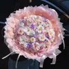 Ramo de Alas Rosa Eterna Beso de Hada Flor de Jabón Regalo Qixi para Novia Mejor Amiga Regalo de Cumpleaños